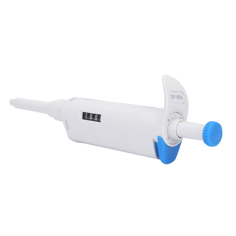 Pipeta de líquido, U1000 100-1000ul Pipeta manual de alta precisión Conjunto completo pipeta ajustable pipeta de lapara Boratorio