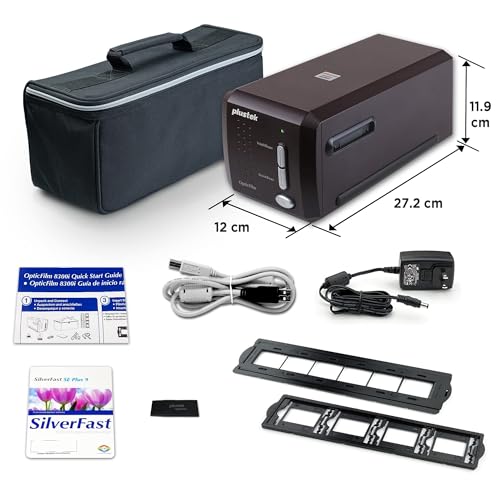 Miniatura 5 de Plustek Opticfilm 8300i Se - Escáner De Rayas Y Diapositivas De Película Negativa De 35 Mm Con Aumento De Velocidad De Escaneo Del 38 , Paquete Silverfast Se Plus 9 Quickscan Plus