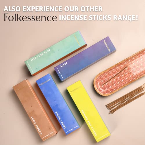 Folkulture Incense Sticks - Set Of 6 Insenses (120 Sticks) For Relaxation - Sea Breeze, Rosemary, Pathcouli Incense Sticks Variety Pack, Boho Gift Set Or Meditation Accessories (Smells Like Summer) #TOP7