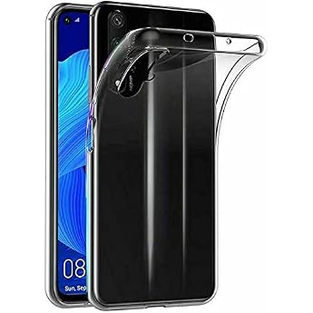 Cracksin Clear Silicone Case for Huawei Nova 5T Transparent Ultra Thin Clear Soft TPU Mobile Phone Case Flexible Crystal Clear Case Cover Bumper Back HD