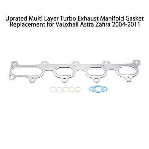 KRHINO Substituição da junta do coletor de exaustão multicamada aprimorada para Vauxhall Astra Zafir