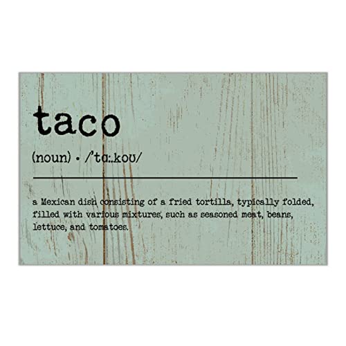 Panneau en bois définition taco : cadeau idéal décoration murale chrétienne de salon