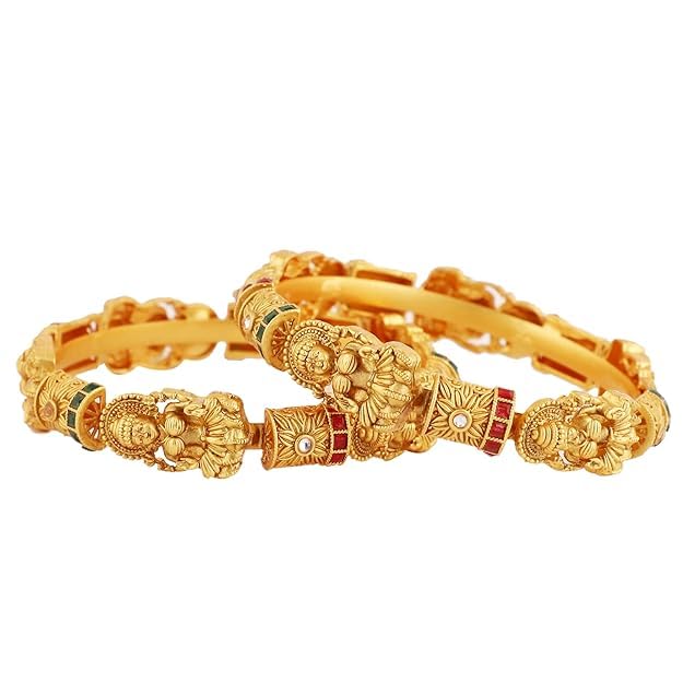 See full amazon price history chart for Mansiyaorange Two Matte Golden Kempu Stone Lakshmi Bangles For Women(2.10) Mansiyaorange Two Matte Golden Kempu Stone Lakshmi Bangles For Women(2.10) (B0CS6D2MKZ) Amazon Price History, Amazon Price Tracker