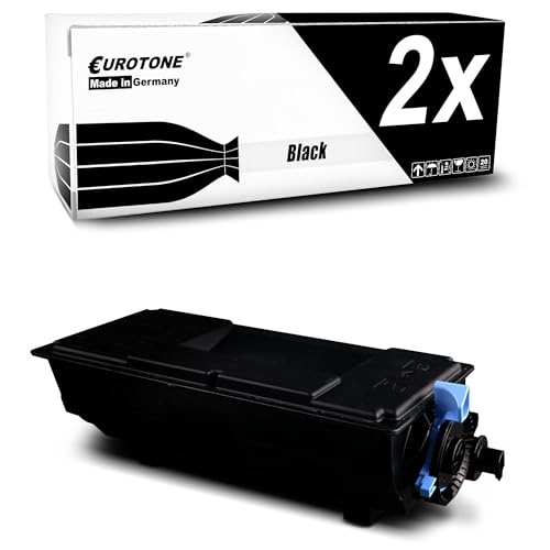 Toner TK-3160 Eurotone noir à haute autonomie pour Kyocera Ecosys P3055 P3050 P3060