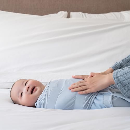 Image of HALO SleepSack SuperSoft Swaddle, Cozy Bamboo Viscose, 3-Way Adjustable Swaddle, 2 Way Zipper, 2 TOG
