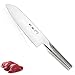 Nóż kuchenny Kniówka ze stali nierdzewnej Szefiec Sashimi Nóż Santoku 0 Kuchnia Japońska Kuchnia Nóż Wołowy Nóż Ostre Ostrze Mięso Profesjonalny (Color : Santoku knife)