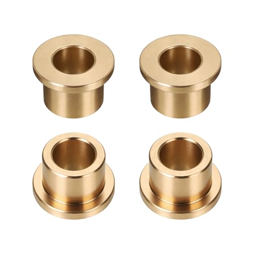 Rodamientos de manga de brida de 12x18x16 mm fabricados en bronce sinterizado autolubricante