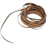 jojofuny Kit Reparación Mimbre Sintético para Muebles de Patio, Tiras de Ratán Plástico Acabado Madera a Negro Claro, Material Duradero para Restauración Sillas y Mesas, Bricolaje Fácil,