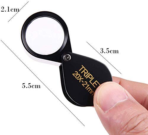 Generic Magnifyiglasses,Jewelry Magnifyiglass Foldiscientific Document Magnifier/20*