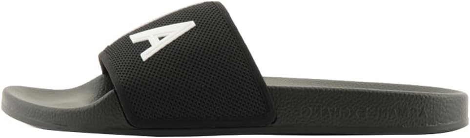Armani Exchange mens Mykonos Ax Slide Sandal