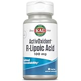 KAL Alpha-Liponsäure (Na-R-alpha-Liponsäure)| 100mg | 60 Kapseln | vegan | glutenfrei | ohne Gentechnik | laborgeprüft | Nahrungsergänzungsmittel mit Alpha Liponsäure | Beteiligung Energiestoffwechsel