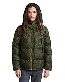 G-STAR Raw - Mens G- Whistler Padded Hoodie Jacket 2.0, Color Shadow Olive Island Camo, Size: Small