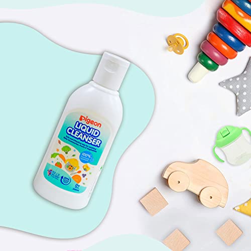 Image of Pigeon Liquid Cleanser for Nursing Products 200ml Japan's No.1 Brand | Baby Bottle Cleaning Liquid | Dish Washing Liquid for Breast Pumps, Feeding Bottles & Accessories