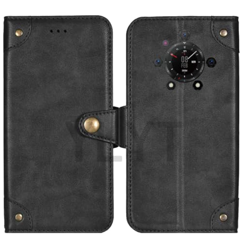 NESLIN Flip TPU Silikon Schwarz Schutz Hülle Hülle Für Doogee S110 6.58 inch Etui Leder Tasche Handyhülle Klassisch Kartenfach Cover