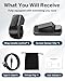 DATAFY [Case-Friendly] Remote Control Page Turner Ring for Kindle Paperwhite Oasis Scribe Kobo eReaders, Camera Camcorder Remote Controls, Page Turner Clicker for iPhone ipad Tablets with Storage Bag
