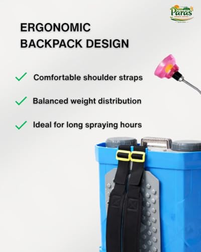 Image of Lithium Battery Spray Pump, 12V /14AH 16 Litre, Double Motor, Battery Powered Backpack Agriculture Spray Pump, Lightweight, Comfortable Backpack for Farming Use
