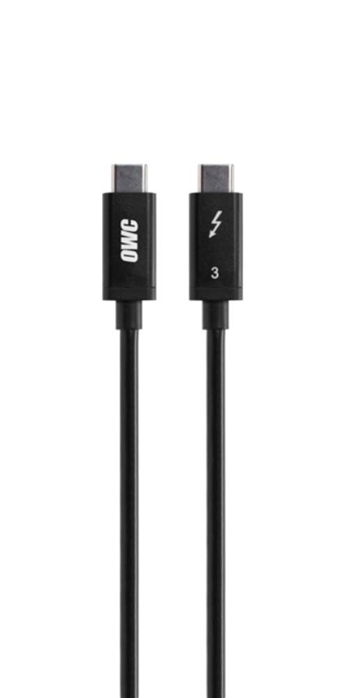 OWC Premium Thunderbolt 3 (40Gb/s) USB-C Cable, 2.0 Meter (78 inch, 6.5 feet), Black