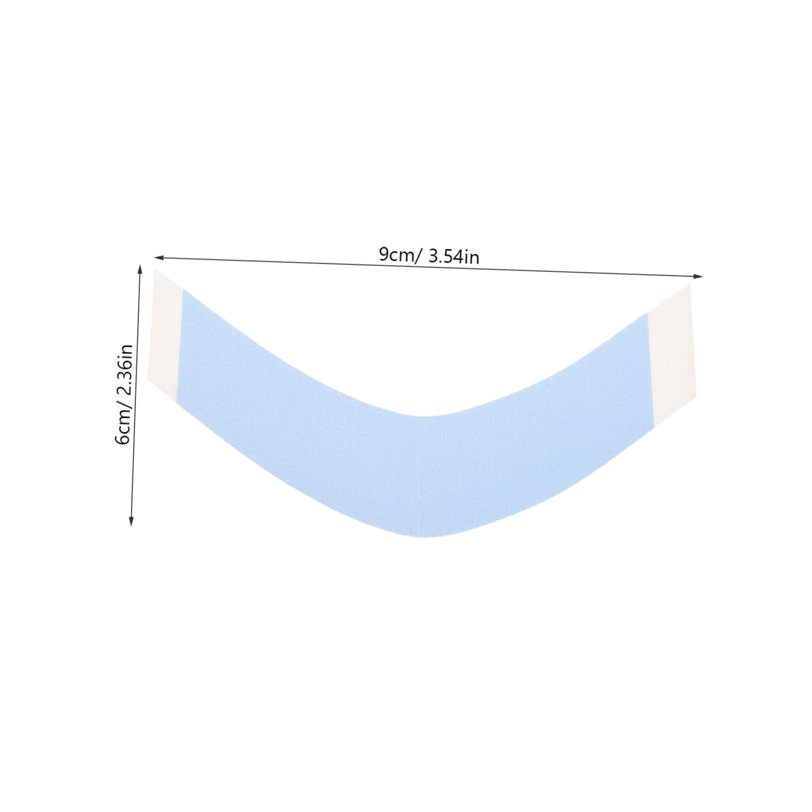 BESTYASH 5 Set Pellicola Per L'estensione Dei Colla Per Nastri Per Extension Nastro Per Parrucca Biadesivo Trasparente Nastri Per Extension Per Pu Sky-blue 36 Fogli*5