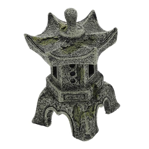 Pagode miniature en pierre pour ornements de pavillon de jardin extérieur et cour zen