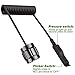 Tactical Flashlight Mount, CVLIFE Water Resistant Led Rifle Light Hunting Picatinny Rail Flashlight with Rechargeable 18650 Battery and Remote Pressure Switch for Outdoor Camping, Hiking