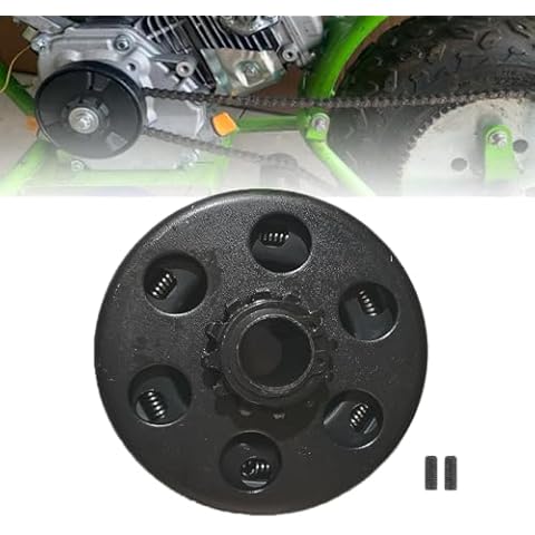 Go Kart Mini Bike Predator 212cc 12T Clutch 3/4" Bore 12 Tooth 35 Chain Centrifugal Chikia Replacement for Honda GX160 GX200 196CC and GX160 GC160 Up to 6.5 hp Minibike Lawnmower Fun Kart Cover