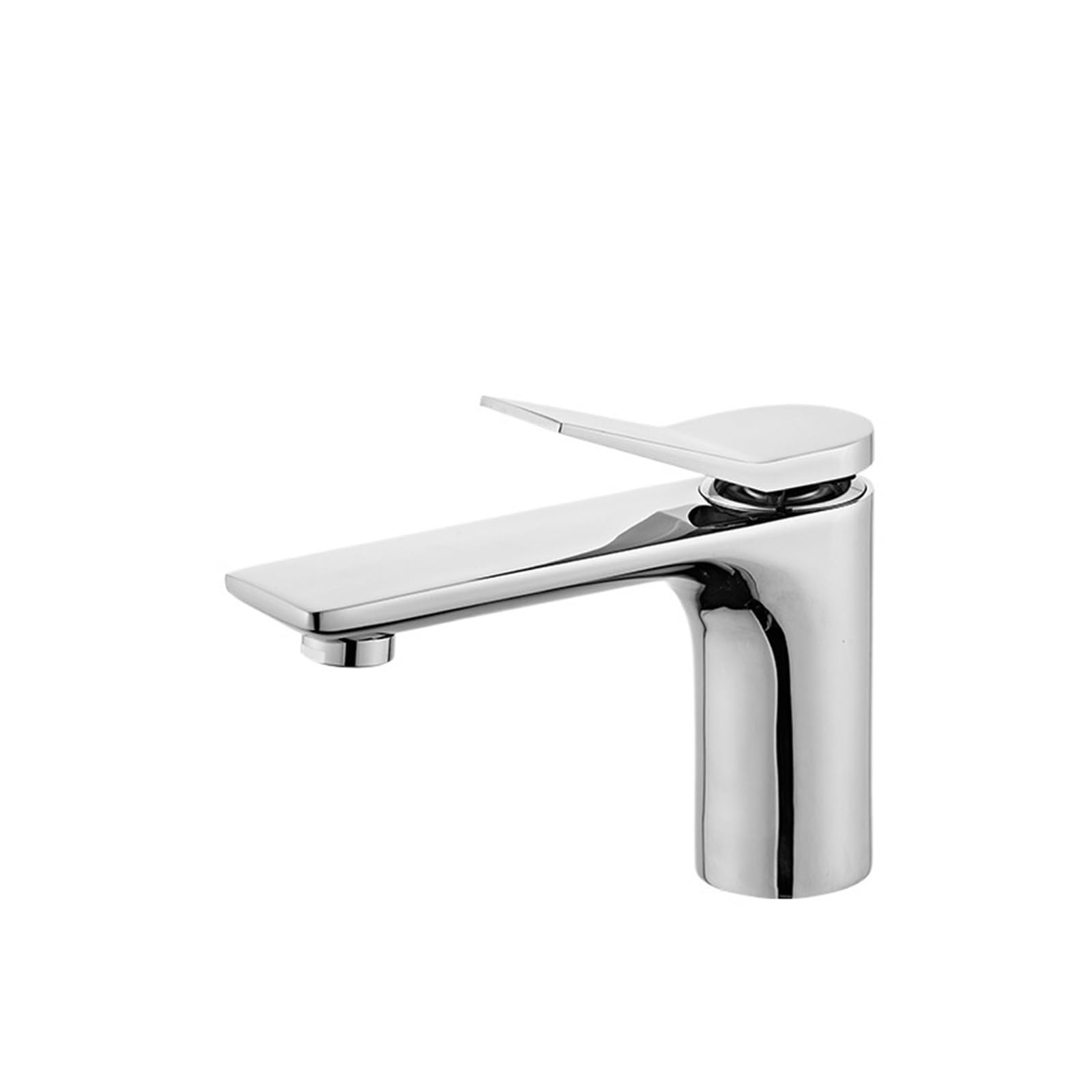 Robinet de lavabo salle de bain mitigeur cuivre eau chaude froide mitigeur comptoir argenté