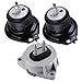 Hiolpen Engine Motor &Trans Mount Fit for 2011-2019 for Dodge Durango 2011-2019 for Jeep Grand Cherokee 3pcs A5611 A5488 A5611 Engine Motor Mount