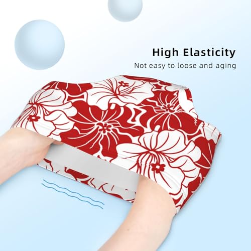 Tropical Hawaiian With Hibiscus Girls' Underwear Soft Cotton Little Girls Panties Comfort Briefs4