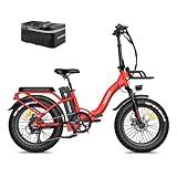 🚲︎ REMOVABLE 48V 22.5AH ULTRA-LARGE BATTERY 🚲︎ This electric bike equipped a 48V 22.5Ah high-capacity battery, provides you with longer riding range up to 100km on a single charge. Easily suffices the daily commute and adventurous riding. With a lock...