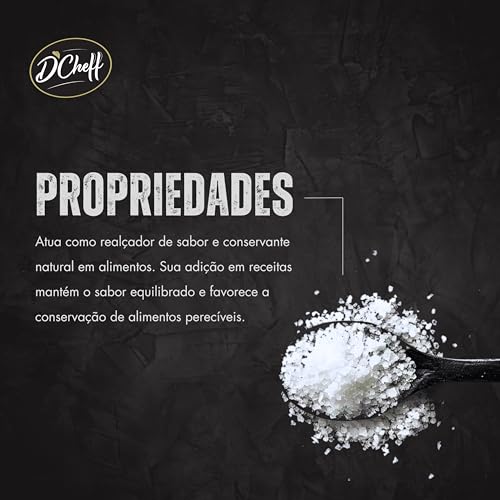 D´Cheff Sal Grosso Iodado 500 Gramas