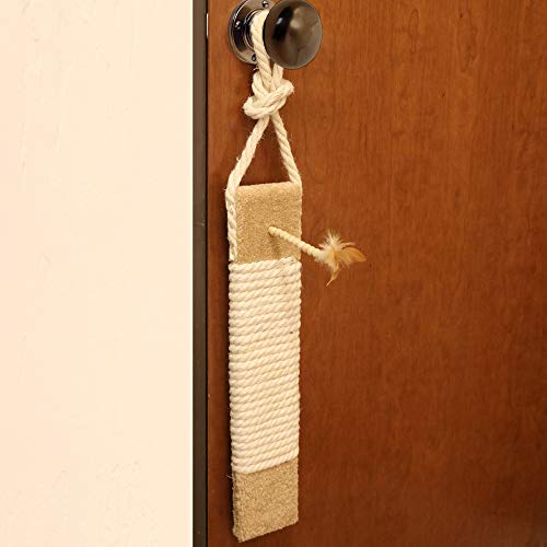 Rascador de Puerta con Superficie Alfombrada para Gato 19" miniatura 4