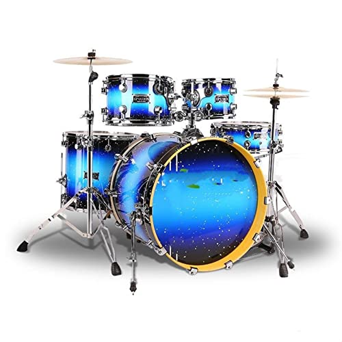 Percussion Drum Kit - Set completo per apprendimento e pratica, ideale per nuovi batteristi e appassionati di musica