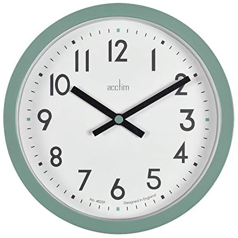 Acctim Elstow 22845 Wall Clock in Meadow Green Cover