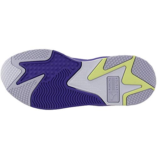 PUMA Womens Rs-X3 Mesh Pop Sneakers Shoes Casual - Grey,Purple,White - Size 7 B