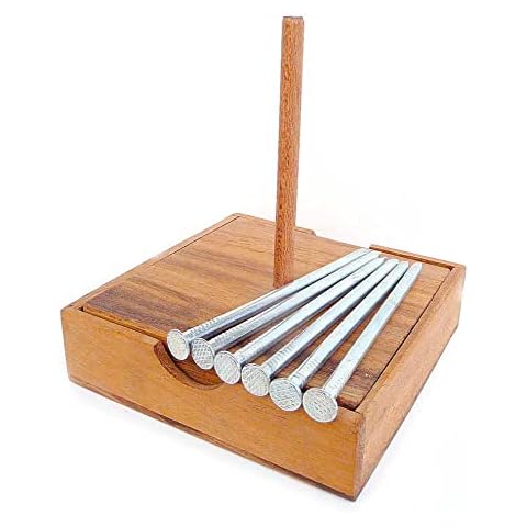 Logica Spiele Art. Schwebende Nägel - Denkspiel Aus Edlem Holz Cover