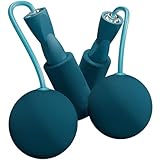 GRmkt エア 縄跳び 縄なし なわとび ダイエット トレーニング エクササイズ 脂肪 燃焼 カロリー 消費 室内 大人 子供 ジャンプ ロープ ブルー グリーン