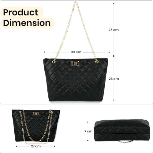 Image of Storite Women's Shoulder Handbag | Stylish PU Leather Tote Purse | Spacious Fashion Bag for Daily Use, Office, Shopping & Parties