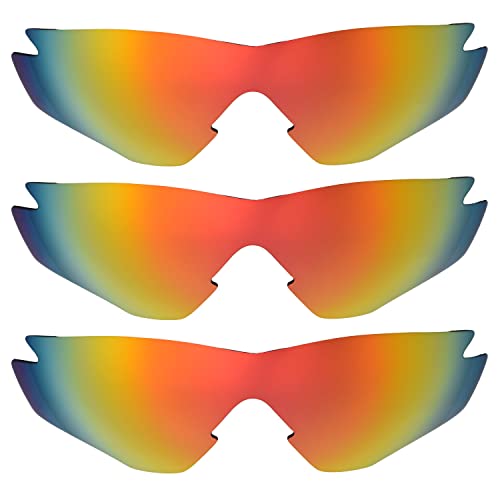 Verres polarisés Oakleys M2 Rouge pack de 3 pour lunettes soleil