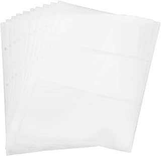 ARTIBETTER 1 Billete De Hoja Suelta Almacenamiento De Billetes De Moneda Bolsas De Dinero Envolturas Protector Bolsas De Banco Cubrir Facturas Bolsas Para Billetes De Polivinilo