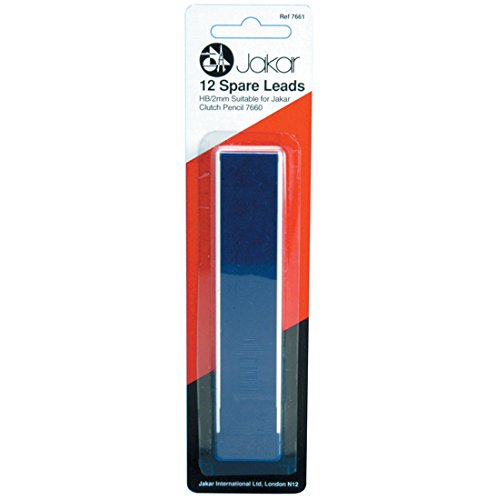 Jakar 2mm Clutch Pencils Leads Grade HB Twin Pack (24 leads in total)
