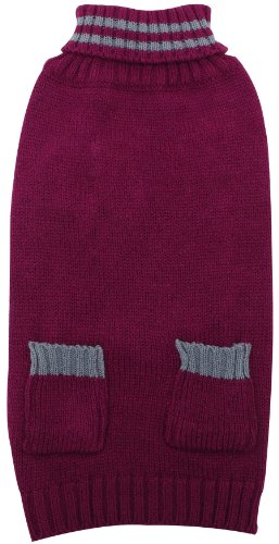 Pull en tricot Dogit violet taille M pour chien