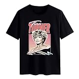 Men's Tina American Singer Turner T-Shirt Crewneck Short-Sleeve Tee Shirts, Cotton Tee Top for Man S