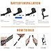 2 Pcs Forearm Crutches for Adults Foldable Knee Patients Mobility aids for Childre and Seniors for with Leg Injury Adjustable Travel Lightweight Walking Stick