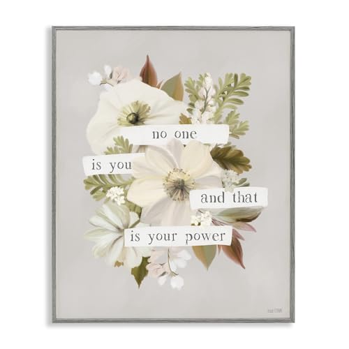Inspirational Floral Rainbow, 16 x 20 Inch Framed Giclée Print
