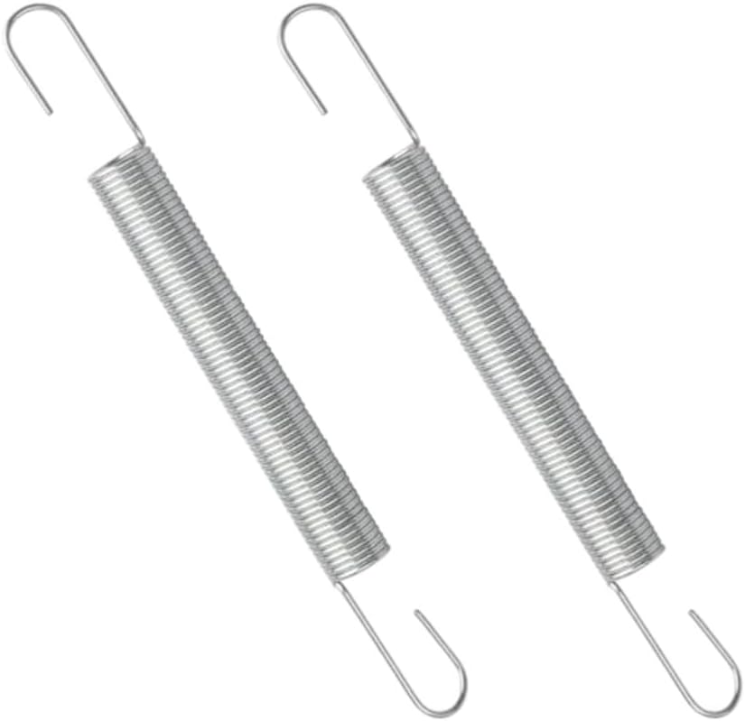 4 Inch 2 Pack Mechanical Extension Springs with Hook Ends 54018361 Suitable for Use in Appliances Automobiles Boats and Tools