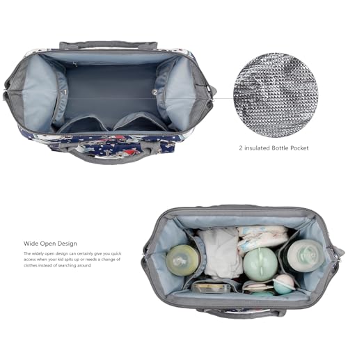 Sac à langes portable et compartimenté pour le change de bébé - 7