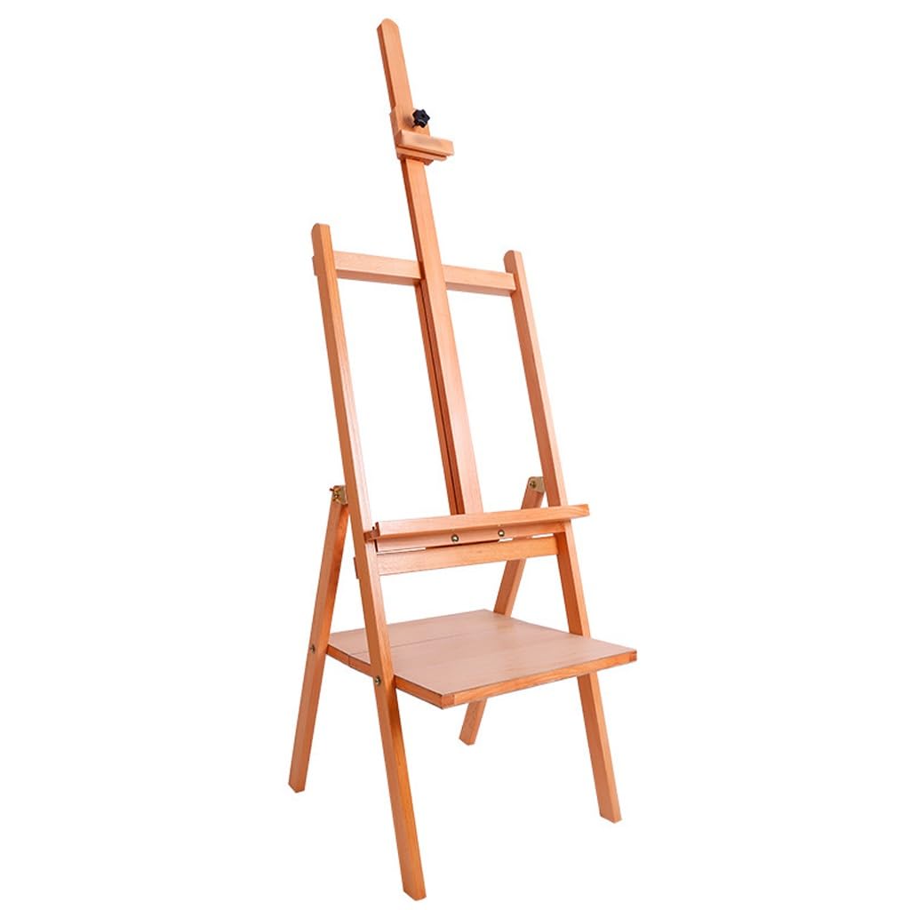 MYUYEE Rear Supported Folding Easel With Tray, Studio Advertising Exhibition, Vertical Easel Display Rack