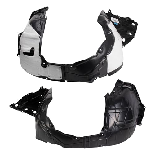Image of TRQ Front Inner Fender Liner Set Compatible with 2015-2023 Nissan Murano NI1248153 NI1249153