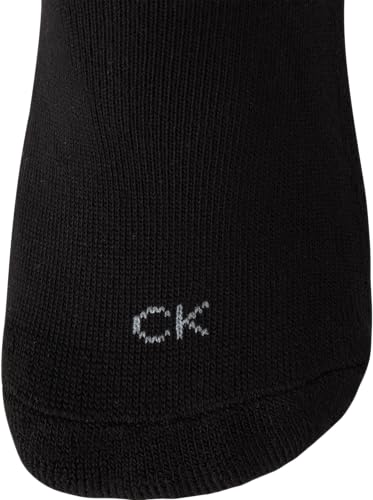 Image of Calvin Klein Womens No Show Socks - 6 Pack Lightweight Cotton Blend Invisible No Slip Sneaker Liners Athletic Socks for Women