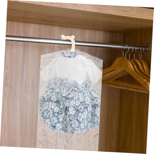 HEALLILY 40pcs Clear Plastic Clothes for Hanging Garments Storage Bags for Wardrobe Lightweight Bags for Travel and Dry Cleaning3